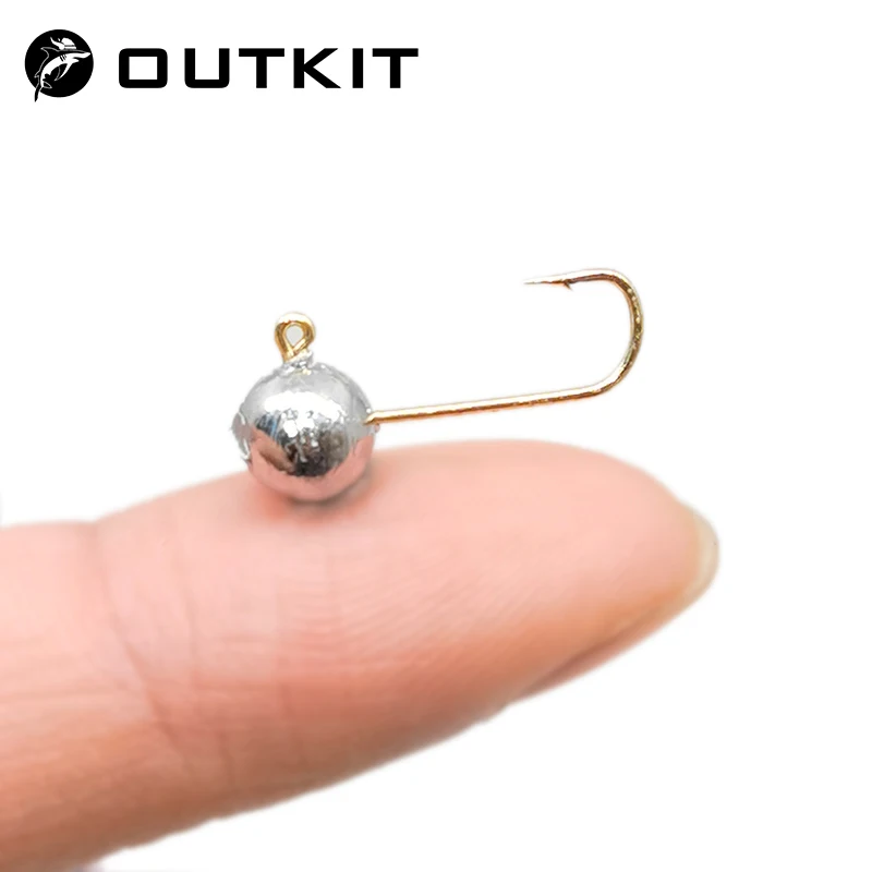 OUTKIT 10 Stück Mini-Jig-Kopfh – Fishing Hook Barbless Bewertung und Preis