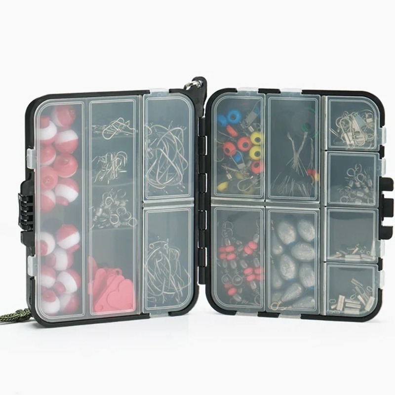 1 Set Kugel-Schwimmer Angelzub – Fishing Hook Box Bewertung und Preis