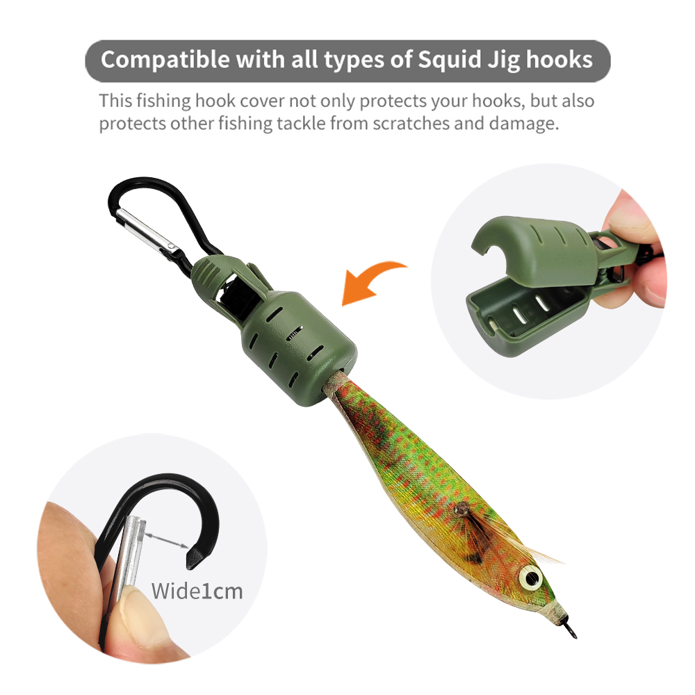 Tintenfisch-Jig-Hakenabdeckung – Fishing Hook Size Bewertung und Preis