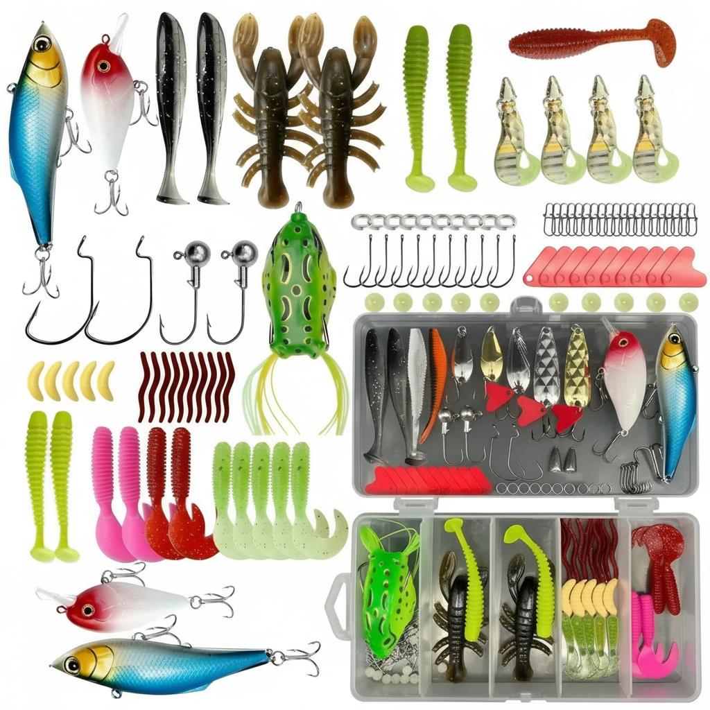 133-teiliges Premium-Angelköde – Fishing Hook Jig Bewertung und Preis