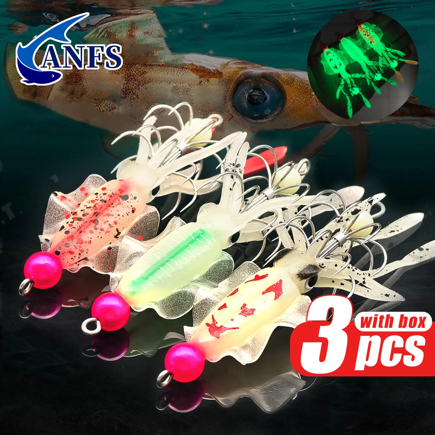 ANFS 3-teiliges leuchtendes Ti – Fishing Hook Assortment Bewertung und Preis