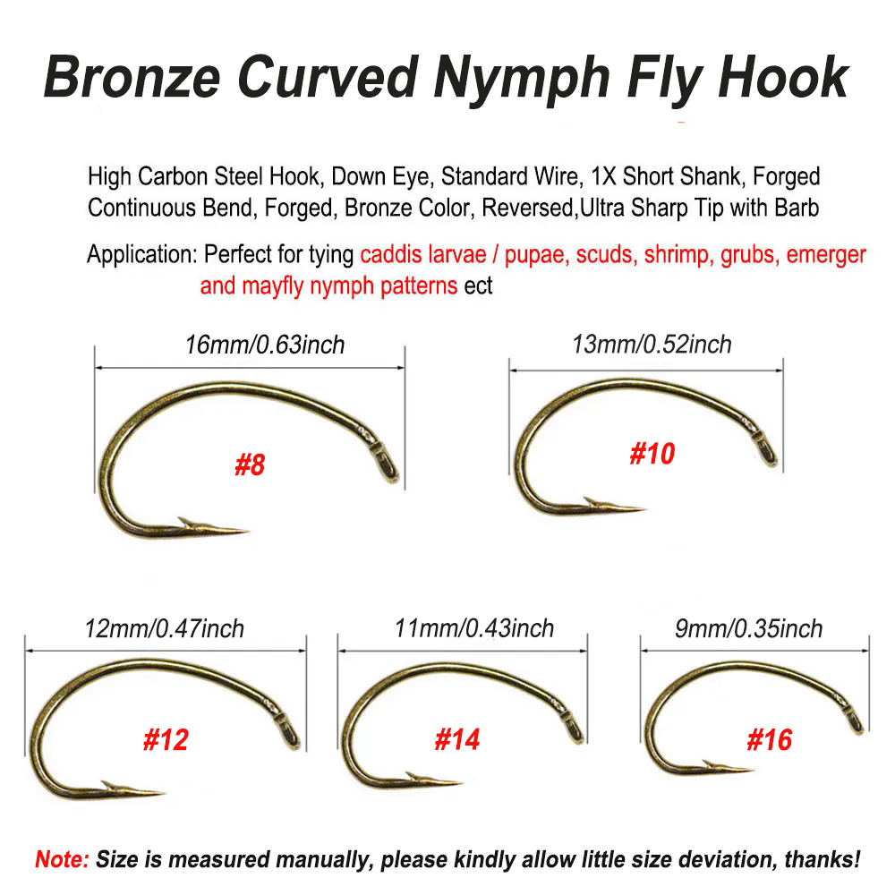 Bimoo 50/100 Stück Bronze-Wide – Fishing Hook Barbless Bewertung und Preis