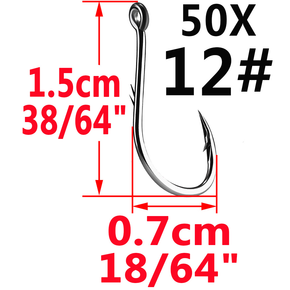 50 stücke Iseama Kreis Karpfen – Fishing Hook Assortment Bewertung und Preis