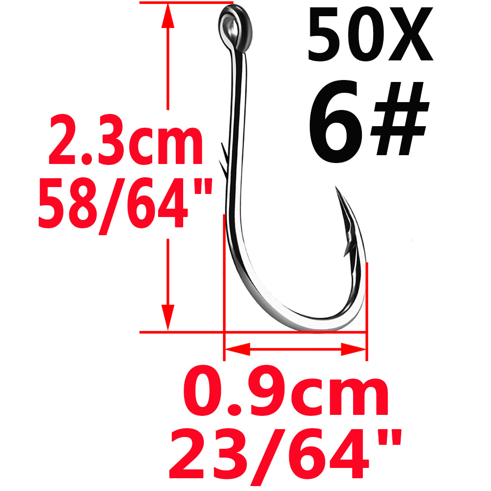 50 stücke Iseama Kreis Karpfen – Fishing Hook Assortment Bewertung und Preis
