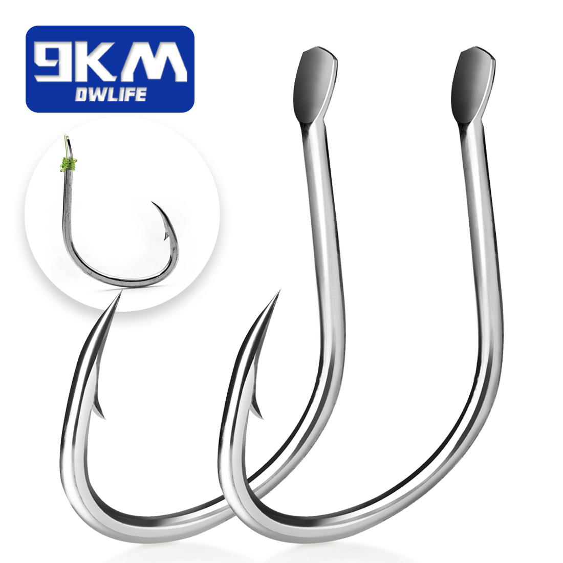 9 km lebende Köderhaken, Salzw – Fishing Hook Circle Bewertung und Preis